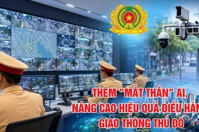 Thêm 'mắt thần' AI, nâng cao hiệu quả điều hành giao thông Thủ đô