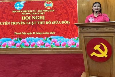 Phường Thanh Liệt: Tuyên truyền Luật Thủ đô (sửa đổi), tạo động lực nâng cao hiệu quả công tác Hội Phụ nữ