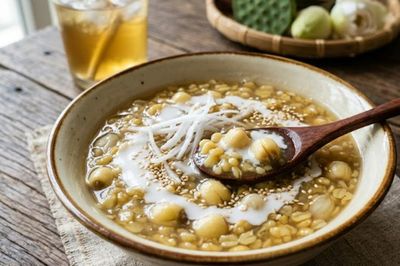 Chè đậu xanh hạt sen - món ăn thanh nhiệt, giải độc ngày hè