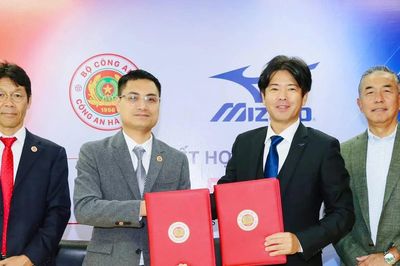 CLB Công an Hà Nội hợp tác chiến lược với thương hiệu thể thao hàng đầu châu Á