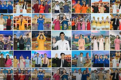 Hơn 50 văn nghệ sĩ góp mặt trong MV 'Thành phố sáng tên Người'