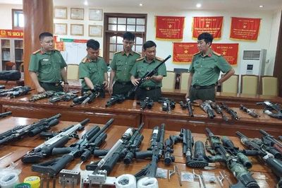 Công an Quảng Trị triệt phá đường dây sản xuất, mua bán vũ khí quân dụng liên tỉnh quy mô lớn