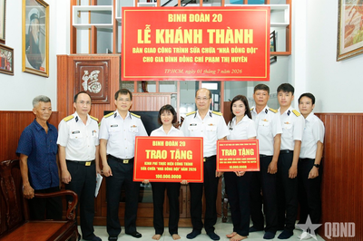 Binh đoàn 20: Trao mái ấm, lan tỏa nghĩa tình người lao động