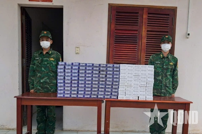 Bộ đội Biên phòng tỉnh An Giang bắt đối tượng vận chuyển thuốc lá lậu