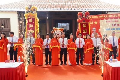 Khánh thành Nhà lưu niệm Chí sĩ Trần Quý Cáp