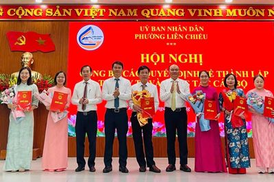 Phường Liên Chiểu công bố quyết định thành lập Trạm Y tế và kiện toàn bộ máy lãnh đạo