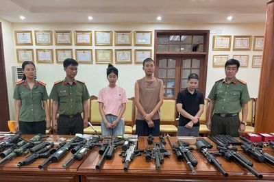 Triệt phá đường dây chế tạo, mua bán vũ khí quân dụng đặc biệt lớn trên không gian mạng