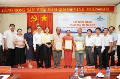 Petrovietnam chung tay dựng mái ấm cho hộ khó khăn tại Cần Thơ