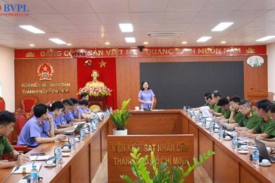 VKSND TP Hồ Chí Minh hoàn thành đợt cao điểm 45 ngày rà soát, giải quyết các vụ án, vụ việc tạm đình chỉ