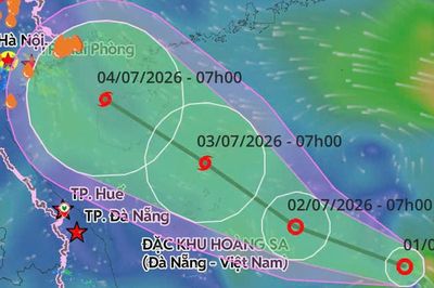 Áp thấp nhiệt đới khả năng mạnh lên thành bão số 1, dự báo ảnh hưởng trực tiếp Bắc Bộ