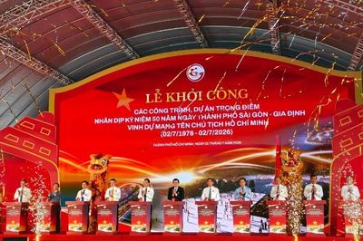 TP.HCM khởi công 8 dự án chiến lược hơn 253.000 tỷ đồng, mở rộng không gian phát triển từ đô thị lõi ra biển