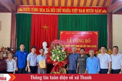 Xã Quảng Chính tạo đồng thuận trong sắp xếp thôn