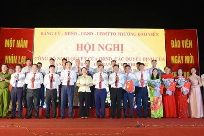 Bắc Ninh: Phường Đào Viên công bố thành lập các chi bộ, tổ dân phố mới