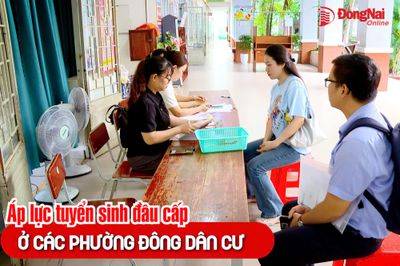 [Video] Áp lực tuyển sinh đầu cấp ở các phường đông dân cư
