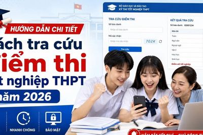 Cách xem điểm thi tốt nghiệp THPT 2026 nhanh nhất