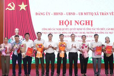 Nhiều địa phương tỉnh Lào Cai đồng loạt công bố sắp xếp thôn, kiện toàn tổ chức bộ máy cơ sở