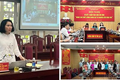 03 Trường Chính trị Lào Cai - Thái Nguyên - Lai Châu đẩy mạnh liên kết chuyên môn, đổi mới phương pháp đào tạo cán bộ