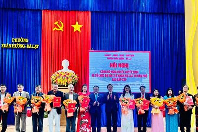 Xuân Hương - Đà Lạt kiện toàn tổ chức bộ máy và nhân sự 37 tổ dân phố