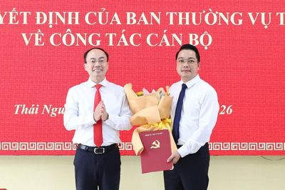 Công bố các quyết định của Ban Thường vụ Tỉnh ủy Thái Nguyên về công tác cán bộ