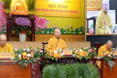 Hội nghị Ban Thường trực Hội đồng Trị sự mở rộng: Trình dự thảo Đề án nhân sự Đại hội X của GHPGVN