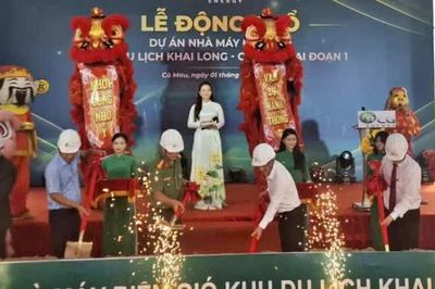 Cà Mau: Động thổ xây dựng nhà máy điện gió hơn 6.300 tỷ đồng