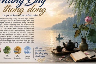 Chùm thơ 'Tháng Bảy thong dong' của tác giả Trần Phương Hồng Điểu