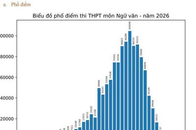 Bộ GD-ĐT công bố phổ điểm các môn thi tốt nghiệp THPT năm 2026