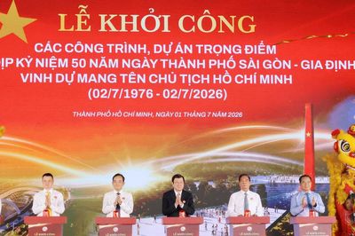 TP. Hồ Chí Minh: Khởi công 8 dự án trọng điểm nhân kỷ niệm 50 năm thành phố mang tên Bác