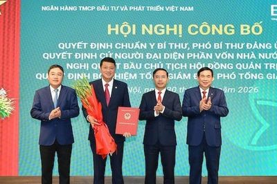 Ông Lê Ngọc Lâm chính thức làm chủ tịch HĐQT BIDV