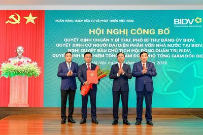 BIDV công bố quyết định nhân sự cấp cao