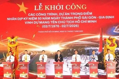 Khởi công loạt công trình trọng điểm kỷ niệm 50 năm TP Sài Gòn - Gia Định mang tên Bác