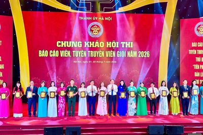 Chung khảo Hội thi Báo cáo viên, tuyên truyền viên giỏi