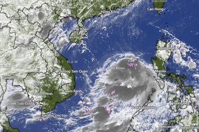 Hướng di chuyển của vùng áp thấp, các tỉnh cần đề phòng
