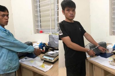 Công an xã Độc Lập bắt giữ 2 đối tượng liên quan đến ma túy