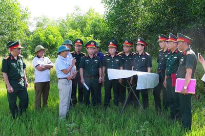 Radar phát hiện tín hiệu bất thường tại nơi nghi có hài cốt liệt sĩ ở Quảng Trị