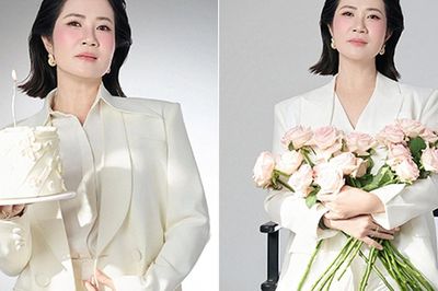 Tuổi 53 rực rỡ, hạnh phúc bên chồng, con và cháu ngoại của NSƯT Nguyệt Hằng