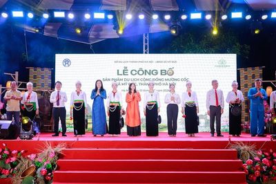 Ra mắt sản phẩm du lịch cộng đồng Mường Cốc tại xã Mỹ Đức