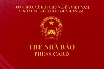 Thẻ nhà báo kỳ hạn 2021 - 2025 được gia hạn sử dụng đến hết ngày 30.9.2026