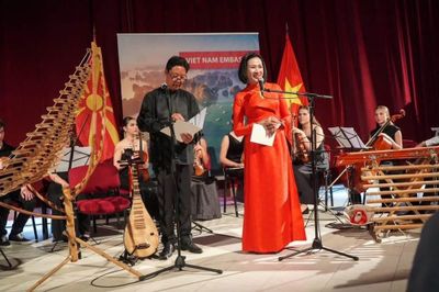 Sắc màu văn hóa Việt Nam thu hút công chúng Bắc Macedonia
