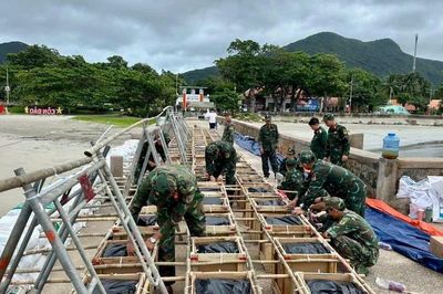 Ban Chỉ huy Phòng thủ khu vực 6 đặc khu Côn Đảo sẵn sàng cho đêm pháo hoa kỷ niệm 50 năm ngày Thành phố mang tên Bác