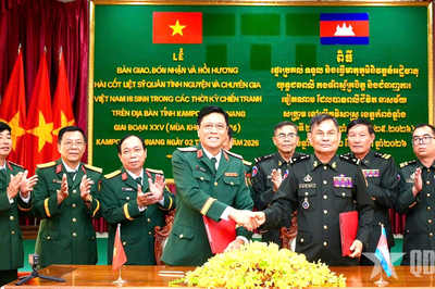 Quân khu 9: Hồi hương hài cốt liệt sĩ từ Campuchia