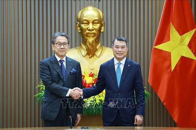 Thủ tướng Lê Minh Hưng tiếp Chủ tịch Ngân hàng hợp tác quốc tế Nhật Bản