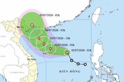 Thời tiết ngày 2/7: Bắc Bộ có mưa dông