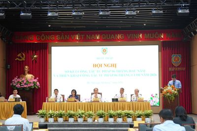 Hội nghị sơ kết công tác tư pháp 6 tháng đầu năm: Tập trung trao đổi về những nhiệm vụ lớn, những vấn đề đang được quan tâm