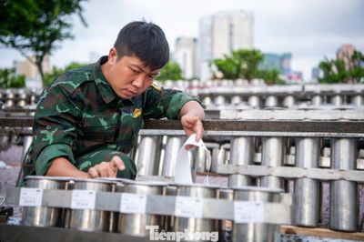Trận địa pháo hoa mừng 50 năm thành phố Sài Gòn - Gia Định mang tên Bác