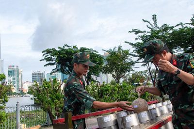 Hàng nghìn quả pháo hoa sẵn sàng rực sáng mừng 50 năm thành phố mang tên Bác