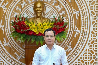 Bộ trưởng Bộ Dân tộc và Tôn giáo Nguyễn Đình Khang làm việc với tỉnh Lâm Đồng
