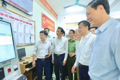 Xã đầu tiên ở Thanh Hóa đưa Kiosk AI toàn trình phục vụ hành chính công