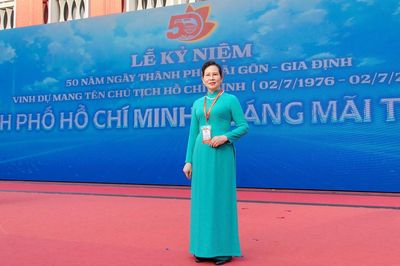 Chủ tịch Hội LHPN Việt Nam Lê Thị Thủy tham dự Lễ kỷ niệm 50 năm thành phố mang tên Bác