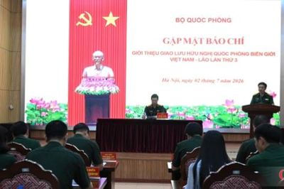 Sắp diễn ra Giao lưu quốc phòng biên giới Việt Nam - Lào lần 3